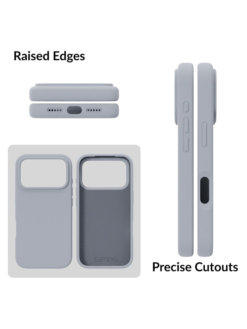 SPRIG iPhone 17 Pro Max Silicone Back Cover